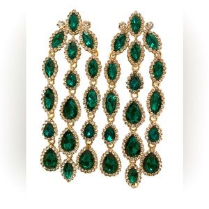 GEMSTONE LONG EARRINGS